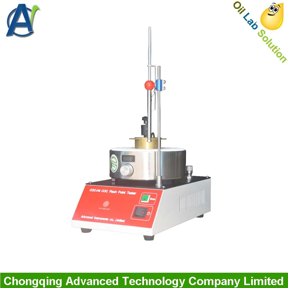 ASTM D92 Máquina de ensaio do ponto de inflamação e do ponto de ignição do óleo lubrificante Cleveland Open Cup 0
