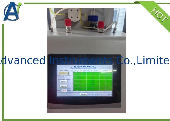 ASTM D7621 & ISO 8217 Marine Fuel Oil Hydrogen Sulfide Content Analyzer