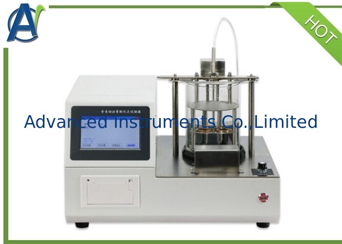 ASTM D36 Automatic Softening Point Tester with 0.1 ℃ Temperature Resolution for Bitumen Testing Using Ring-and-Ball Apparatus for Two Samples Simultaneously
