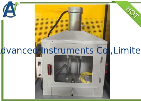 Aparelho de ensaio da inflamabilidade dos materiais de construção ISO 11925-2 Tester de fonte única de chama