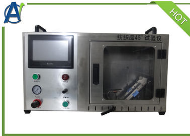 De ASTM D de matéria têxtil da inflamabilidade equipamento 1230 de teste sob uma combustão de 45 °