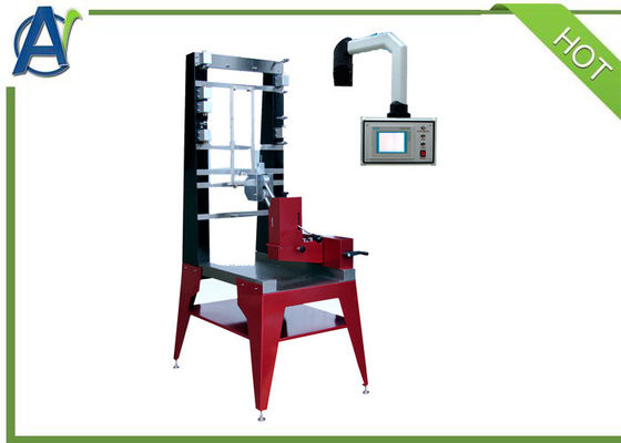 Verificador vertical da chama do ISO 6941 VFT para telas de matéria têxtil com exposição do LCD